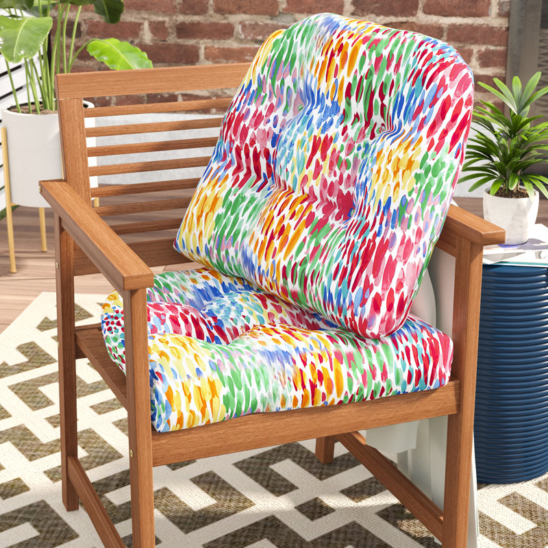 Wrought Studio Make It Rain Zinnia Wicker Indoor/Outdoor Rocking Chair